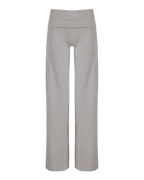 Foldover Jersey Straight Leg Pants