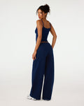 Straight Leg Sweatpants Blue