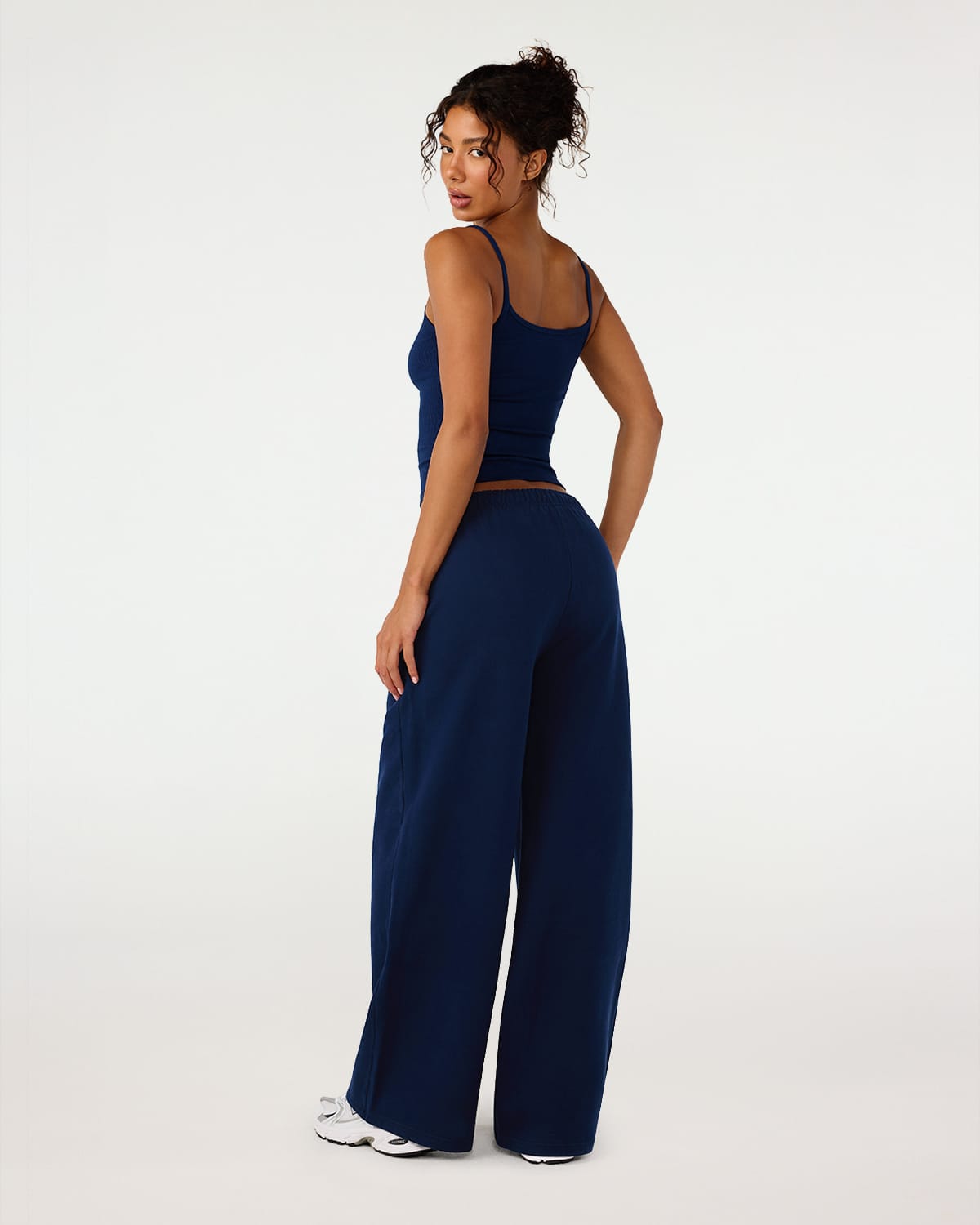 Straight Leg Sweatpants Blue