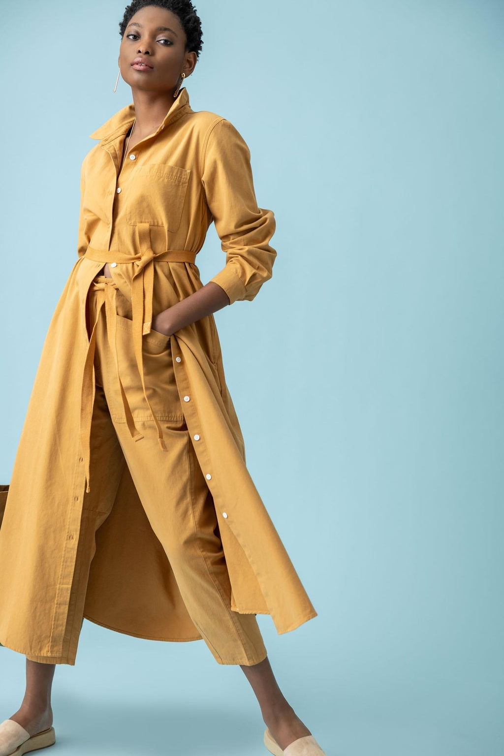 The Artisan Belted Utility Dress