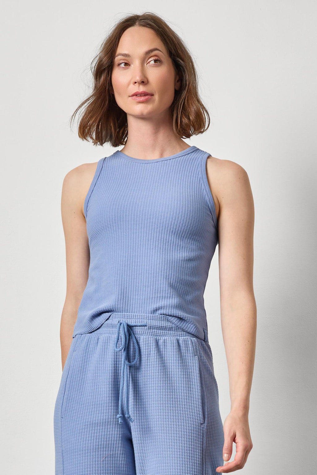The Serene Waffle-Knit Tank