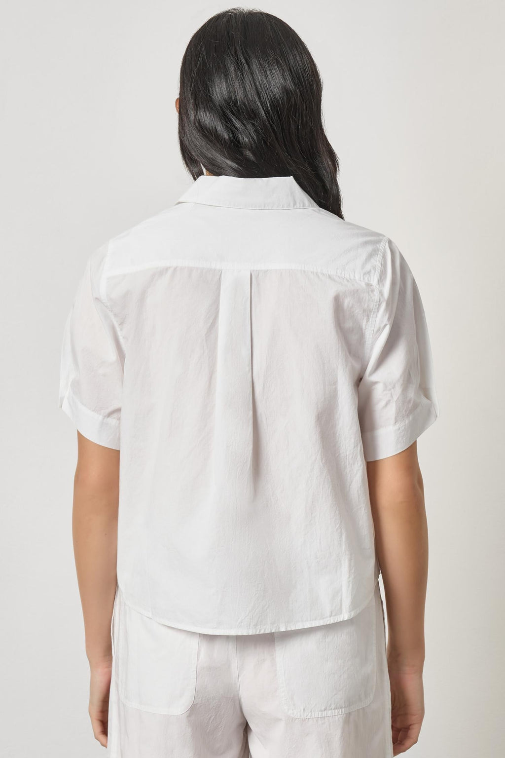 Minimalist White Summer Shirt